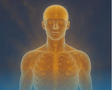 Abstract visualization of energy medicine and the body