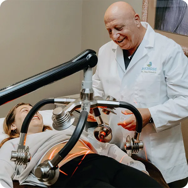 Women having Zerona Laser treatment